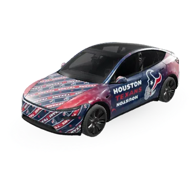 Houston Texans – Tesla Model Y Wrap