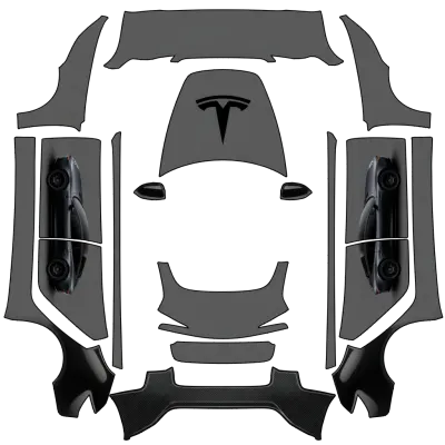 Grau Nardo (Grey nardo) – Tesla Model 3 Wrap