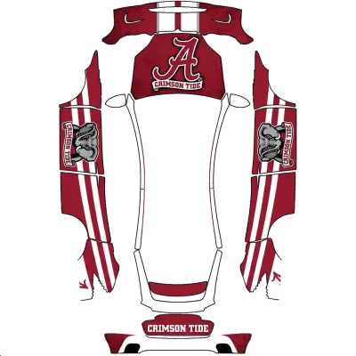 Alabama Crimson Tide – Tesla Model X Wrap