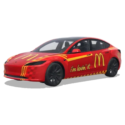 McDonald's – оклейка Tesla Model 3