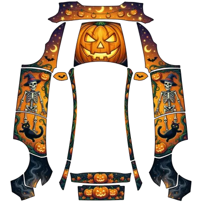 Halloween Gruselig (Halloween spooky) – Tesla Model Y Wrap