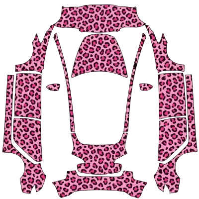 핑크 레오파드 (pink leopard) – 테슬라 Model 3 랩핑