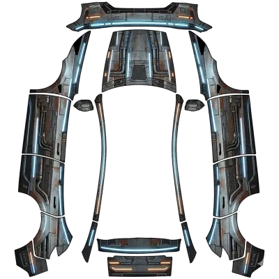 Vaisseau 23 – Tesla Model Y wrap