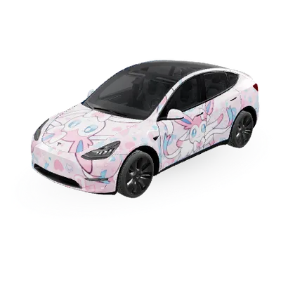 Feelinara (Sylveon) – Tesla Model Y Wrap