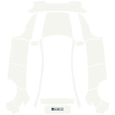Plaque turque (turkish back plate türkiye) – covering Tesla Model Y