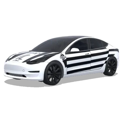 尤文圖斯（Juventus） – 特斯拉 Model 3 塗裝