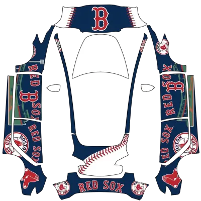 Red Sox – Tesla Model 3 wrap