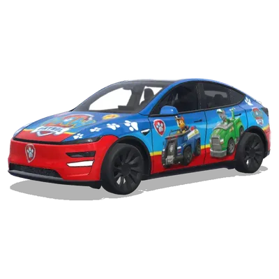 汪汪隊立大功（paw patrol） – 特斯拉 Model Y 塗裝