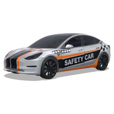 F1安全车特斯拉版（f1 safety car design with tesla wording） – 特斯拉 Model 3 涂装
