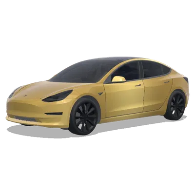 골드 매트 래핑 (Please create a gold matte color wrap..) – 테슬라 Model 3 랩핑