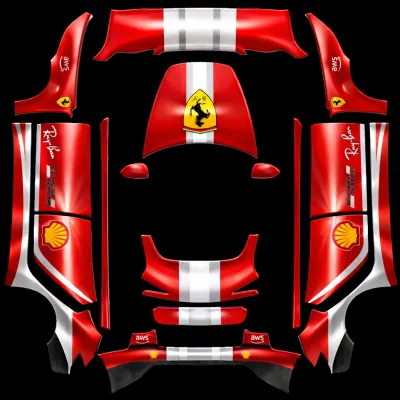 Ferrari Weiß (ferrari white) – Tesla Model 3 Wrap