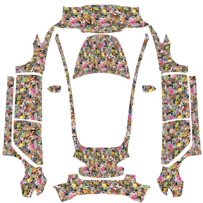 Stickerbomb (StickerBomb) – Tesla Model 3 Wrap