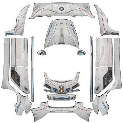 星際迷航（Star Trek） – 特斯拉 Model 3 塗裝