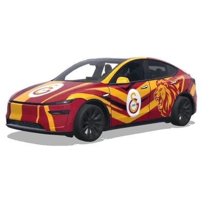 Galatasaray Wrap – Tesla Model Y wrap