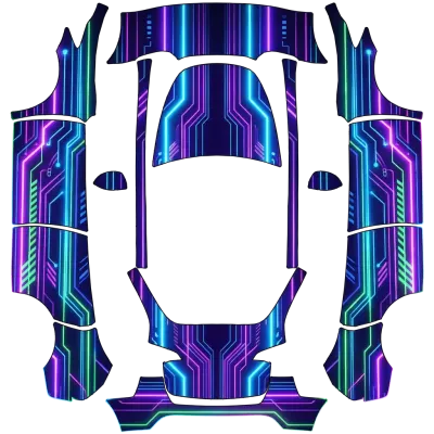 霓虹（Neon） – 特斯拉 Model Y 塗裝