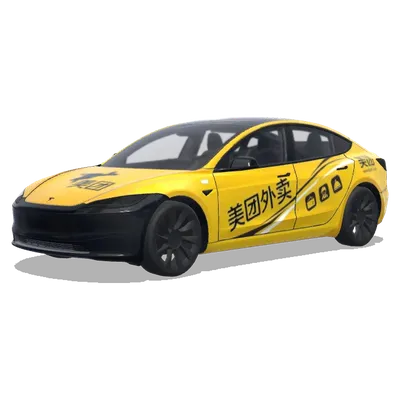 Meituan (美团) – Tesla Model 3 Wrap
