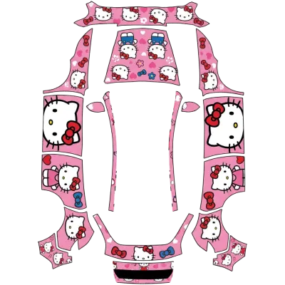 헬로 키티 (Hello kitty) – 테슬라 Model Y 랩핑