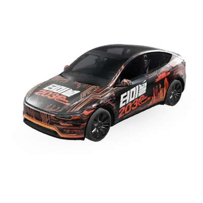Terminal 2036 (TERMINAL2036) – Tesla Model Y Wrap