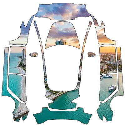 Penthouse Miami – Tesla Model 3 Wrap