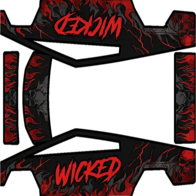 Red Wicked – Tesla Cybertruck Wrap
