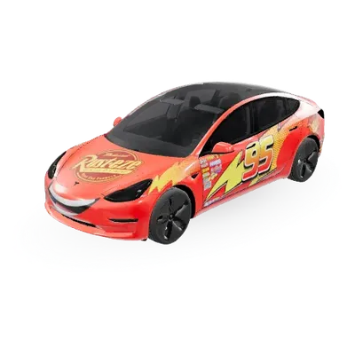 Lightning McQueen – Tesla Model 3 wrap