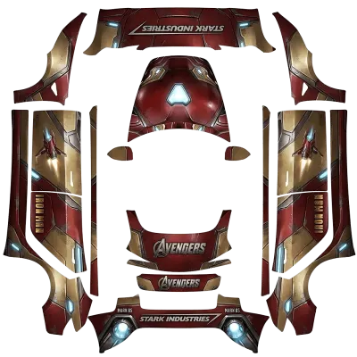 Iron Man 2 (Ironman2) – Tesla Model 3 Wrap