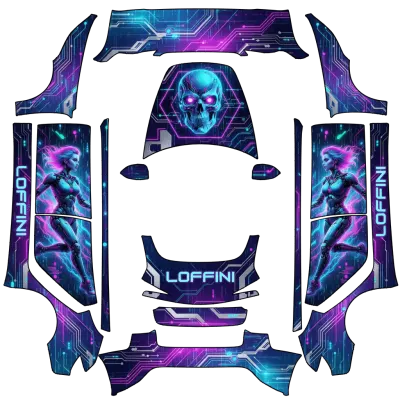 Cyberpunk (LOFFINI CYBERPUNK) – Tesla Model 3 Wrap