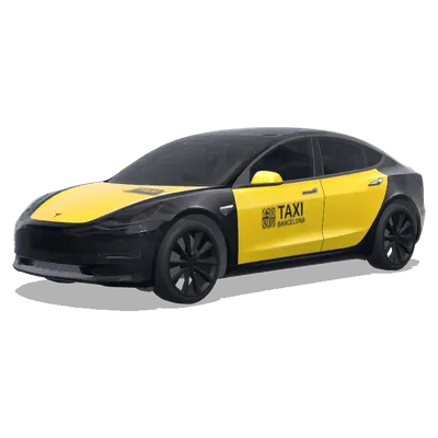 巴塞羅那計程車（TaxiBarcelona） – 特斯拉 Model 3 塗裝