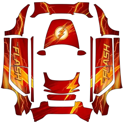 the flash – Tesla Model 3 wrap