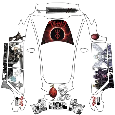 베르세르크 (Berserk) – 테슬라 Model 3 랩핑