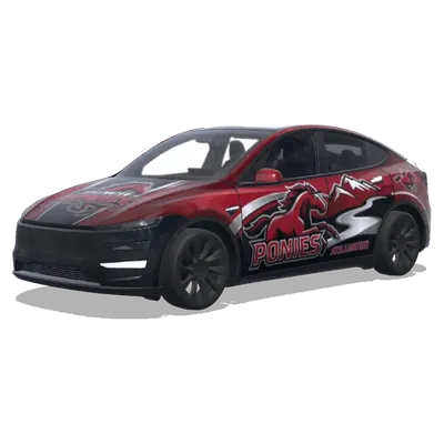 Stillwater Ponies – Tesla Model Y wrap