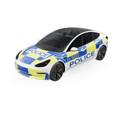 英國警方（Uk police） – 特斯拉 Model 3 塗裝