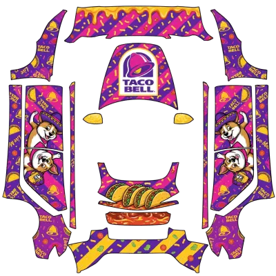 塔可鍾（Taco Bell） – 特斯拉 Model 3 塗裝