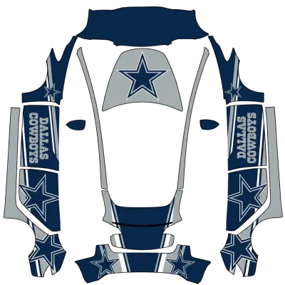 Dallas Cowboys – Tesla Model 3 Wrap