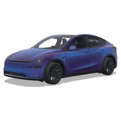 Chamäleon Matt (chameleon blue purple matte) – Tesla Model Y Wrap
