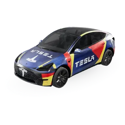 WRC – Tesla Model Y wrap