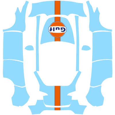 海灣石油（Gulf） – 特斯拉 Model Y 塗裝