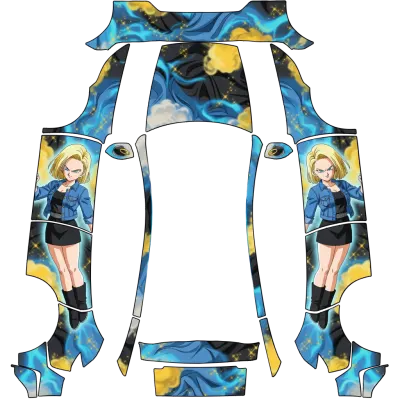 Android 18 – Tesla Model Y Wrap