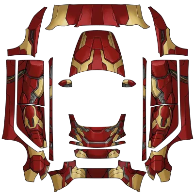 아이언맨 (Ironman) – 테슬라 Model 3 랩핑