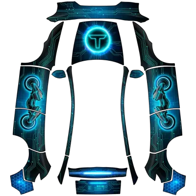 Tron – Tesla Model Y Wrap