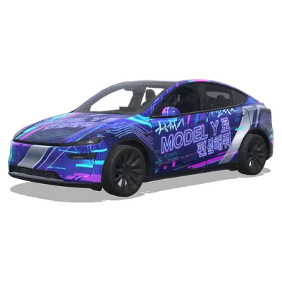 モデルY (MODEL Y 로 편집해줘) – テスラ Model Y ラッピング