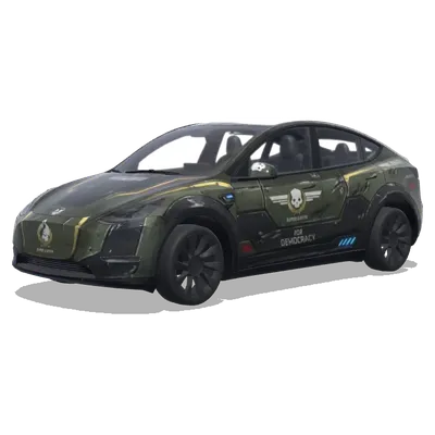 Helldivers 2 Stil (Helldivers 2 inspired) – Tesla Model Y Wrap