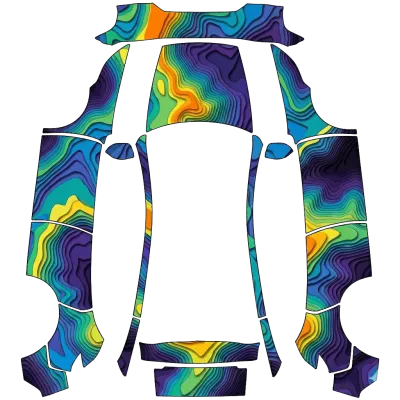 Topografisch Sturm (Topographic Storm) – Tesla Model Y Wrap