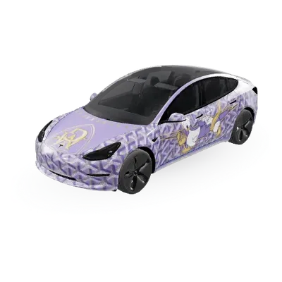 고야드 마마덕 (Goyard MamaDvck) – 테슬라 Model 3 랩핑