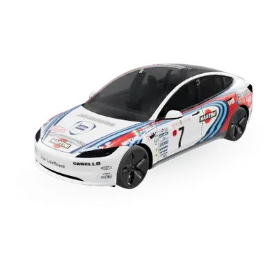 Lancia Delta HF (Lancia Delta HF(model3)) – Tesla Model 3 Wrap