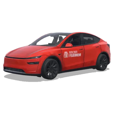 Berliner Feuerwehr (Berlin Firebrigade) – Tesla Model Y Wrap
