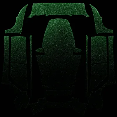 그린 글리터 페이드 (Green glitter fade) – 테슬라 Model 3 랩핑