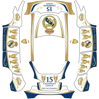 레알 마드리드 CL15 (Real Madrid CL15) – 테슬라 Model Y 랩핑