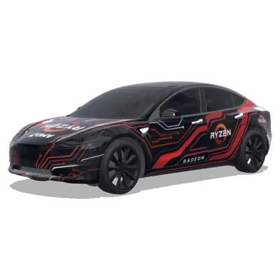 AMD Ryzen Radeon (AMD ryzen radeon) – Tesla Model 3 Wrap