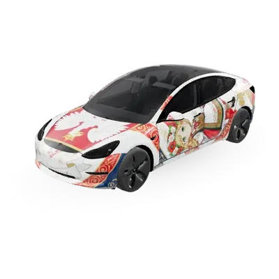 Polnischer Anime (Polish Anime) – Tesla Model 3 Wrap